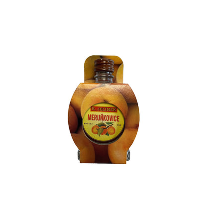 R.JELINEK Aprikose Obstbrand Mini 0,05L, 42% – Tschechische Edition, direkt aus der Brennerei